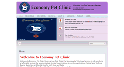 Desktop Screenshot of economypetclinic.com