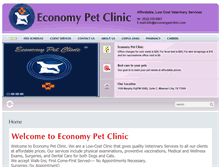 Tablet Screenshot of economypetclinic.com